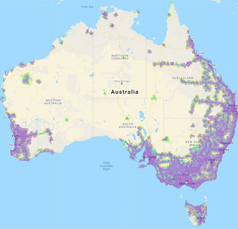 Ozitel Optus Coverage